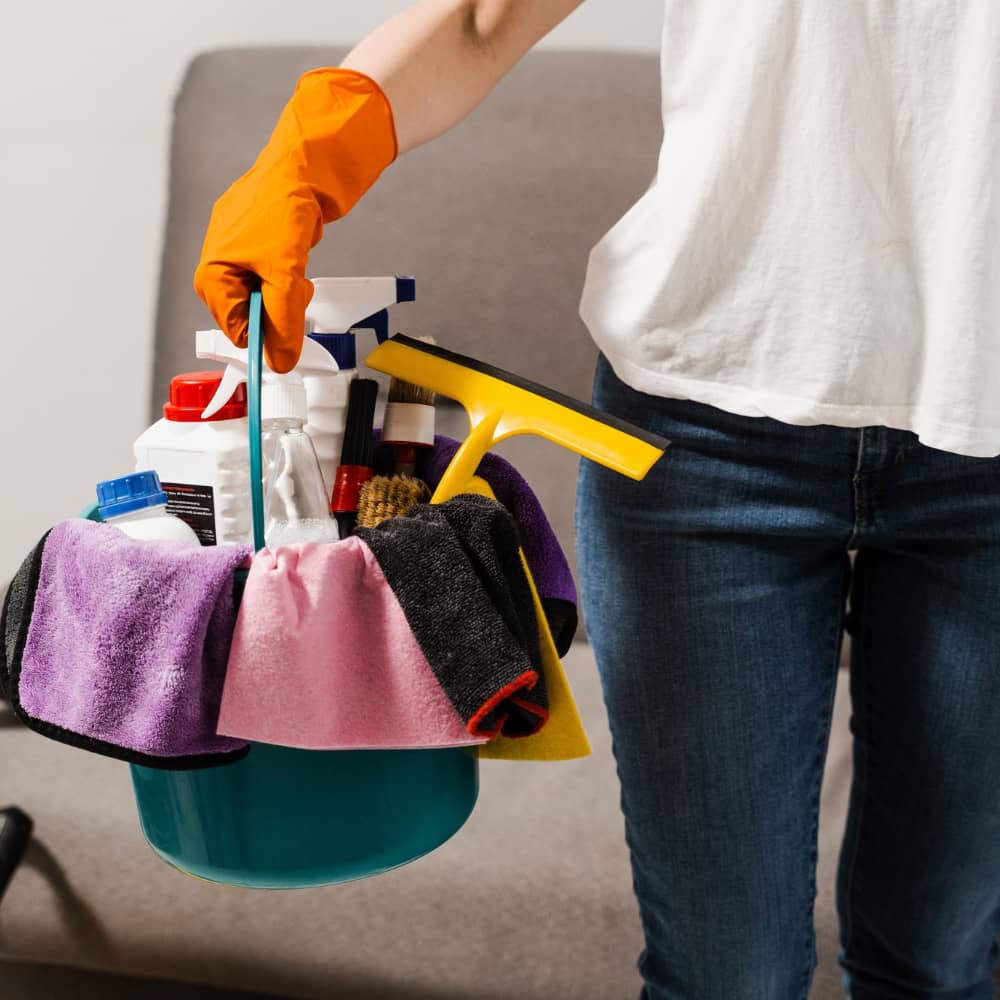 professional cleaning tools arranged on countertop in Morrisville, NC