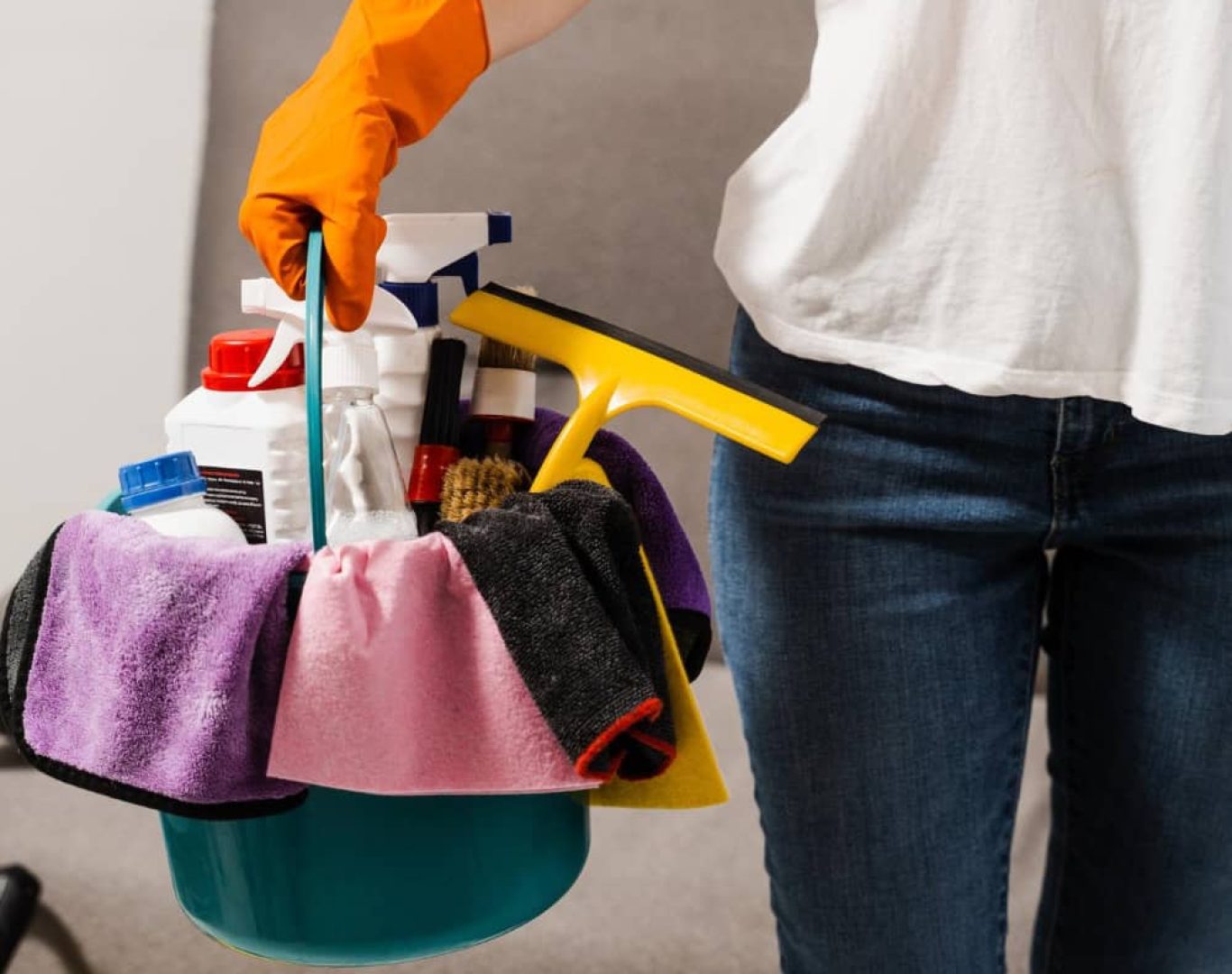 professional cleaning tools arranged on countertop in Morrisville, NC